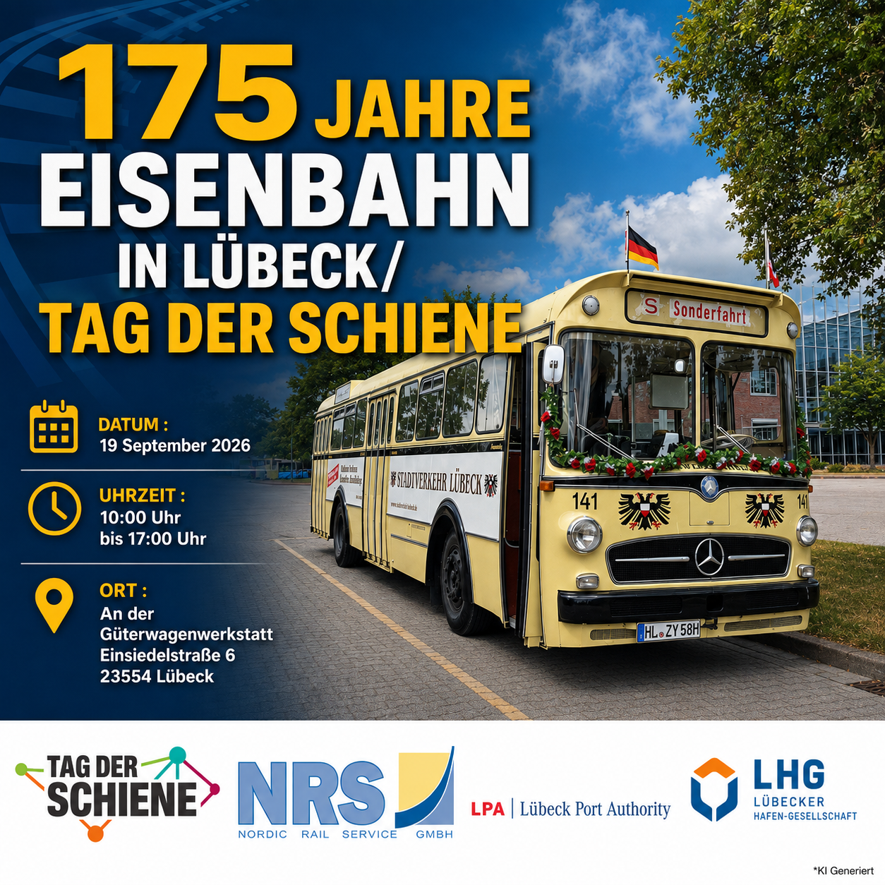 175 Jahre Eisenbahn in Lübeck ( Tag der Schiene )
